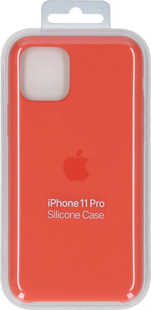 Apple Siliconen Hoesje iPhone 11 Pro MWYQ2ZM/A - Mandarijn