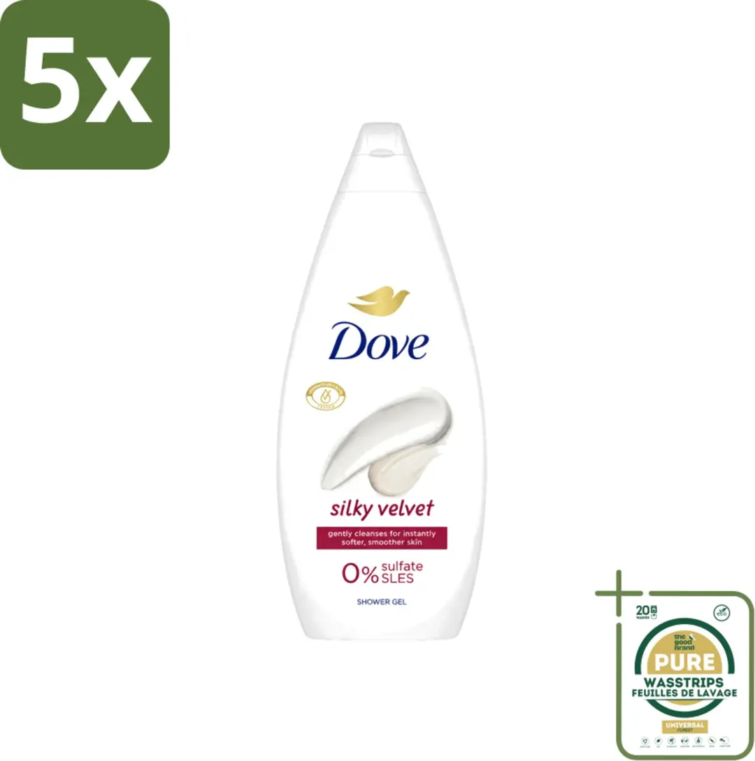 5 x Dove Silky Velvet