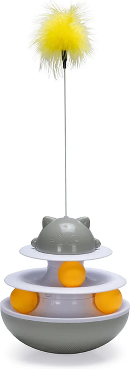 Beeztees Sapi Interactief Kattenspeelgoed - Grijs