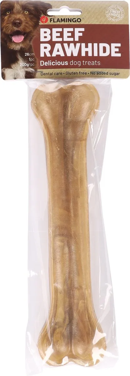 Flamingo Premium Kauwbeen Hondensnack 200g - 26cm
