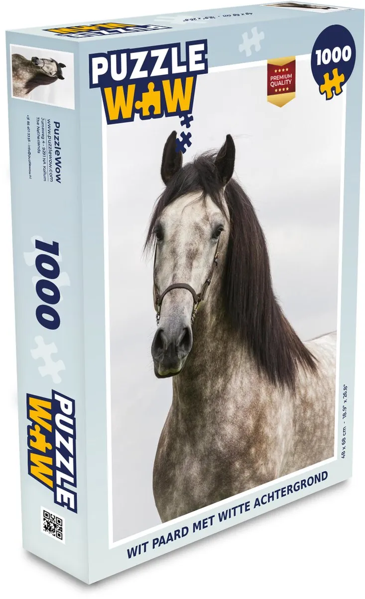 PuzzleWow Andalusiër Halster Legpuzzel 1000 Stuks - Multicolor