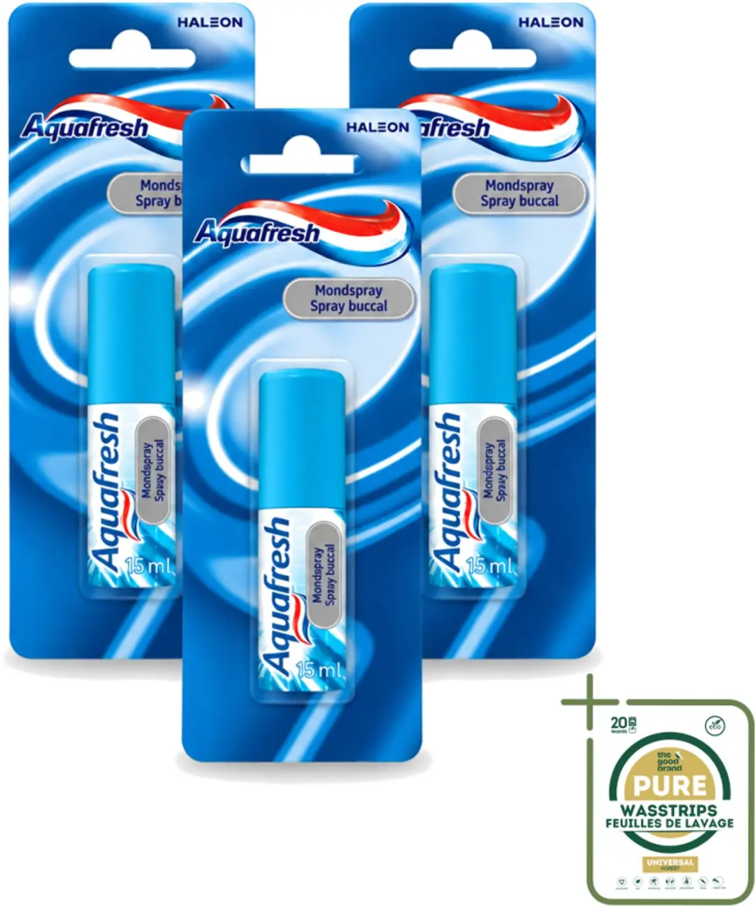 3 x Aquafresh