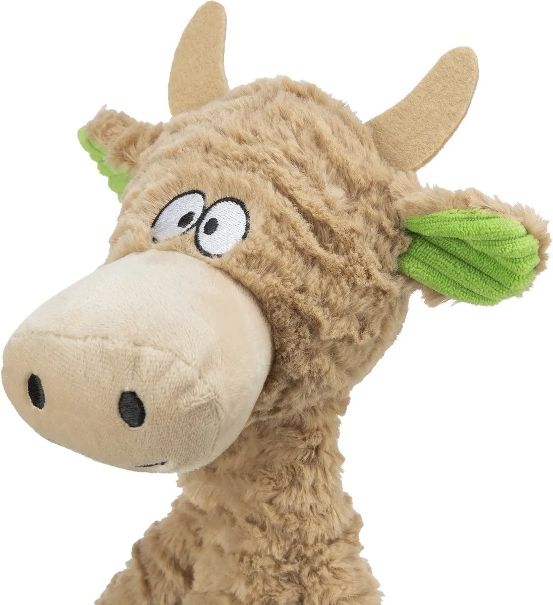 Trixie Honden Koe Pluche Speelgoed - 50 cm - Bruin