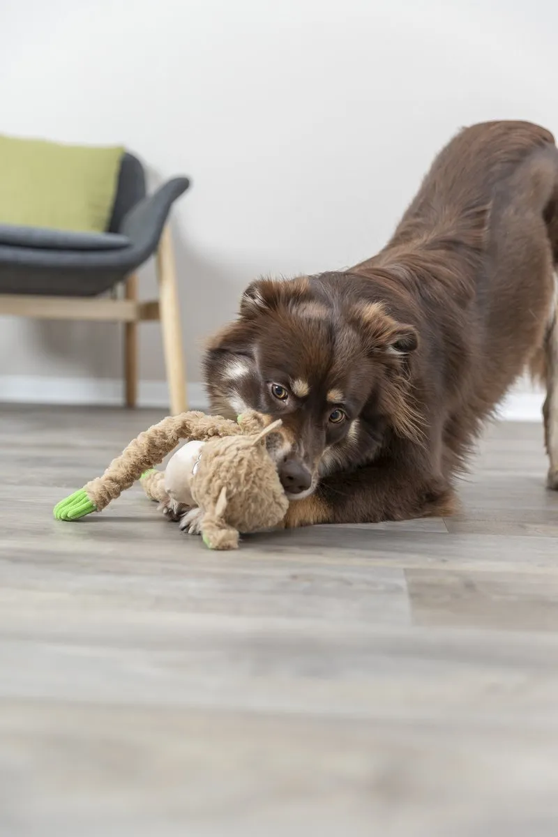 Trixie Honden Koe Pluche Speelgoed - 50 cm - Bruin