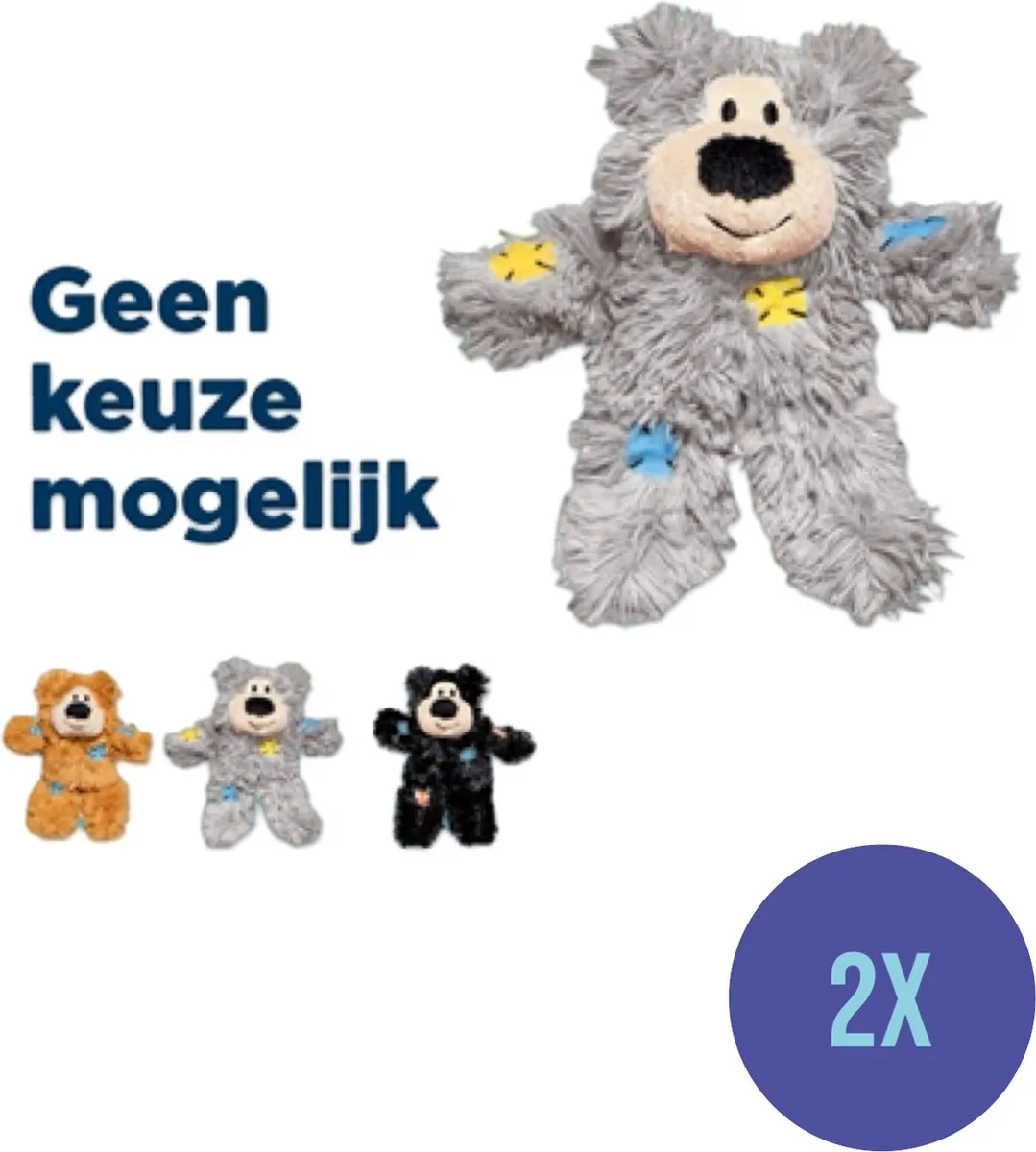 KONG Wild Knots Beer Assorti M - 2 Stuks