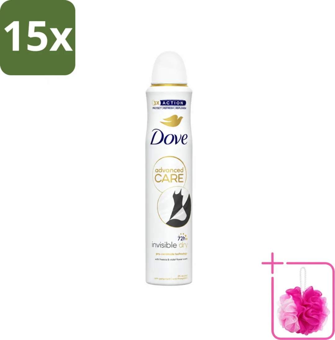 15 x Dove Deodorant Spray
