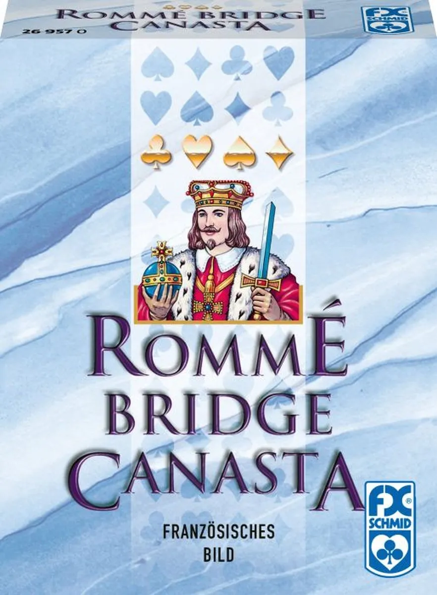 Ravensburger Rommé Bridge Canasta Klassiek Kaartspel 26957 - afbeelding 2 van 2