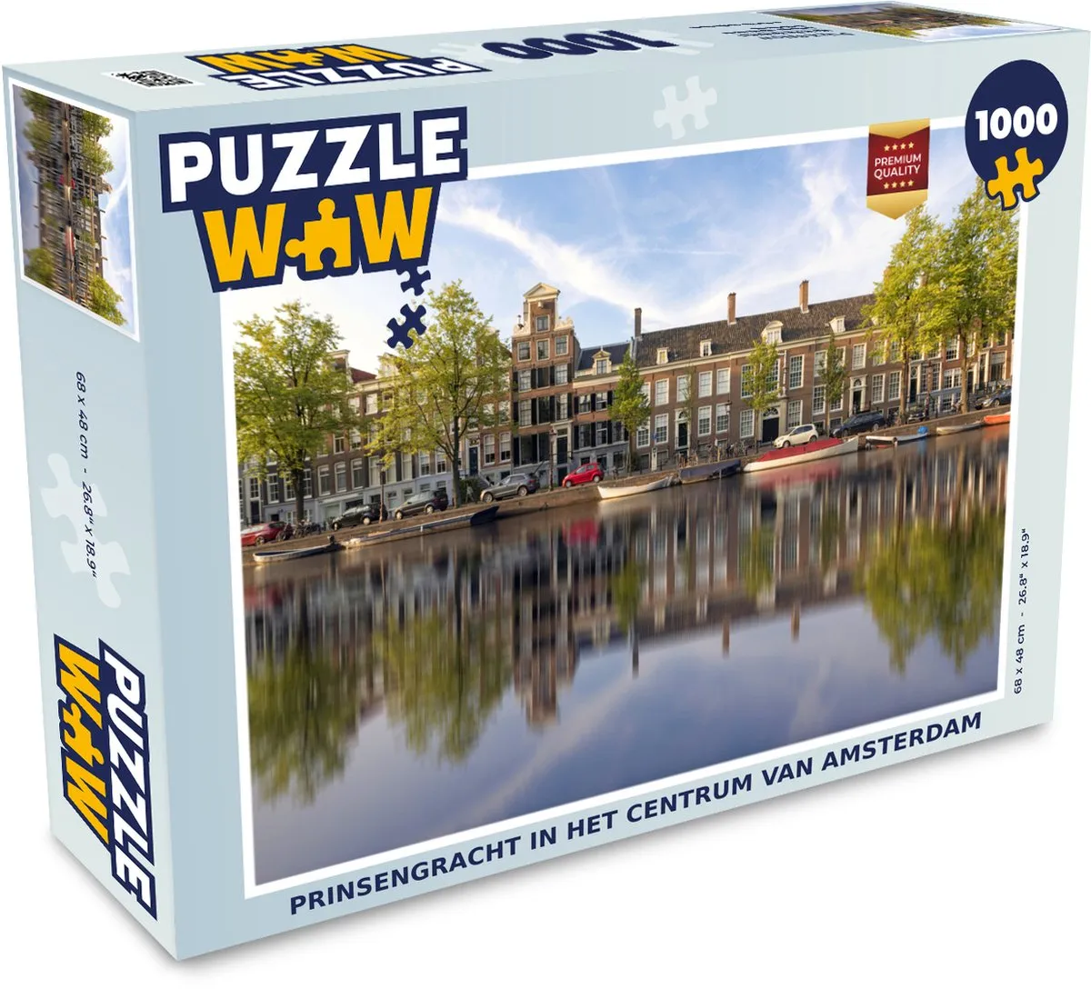 PuzzleWow Prinsengracht Puzzel 1000 Stuks - Multicolor