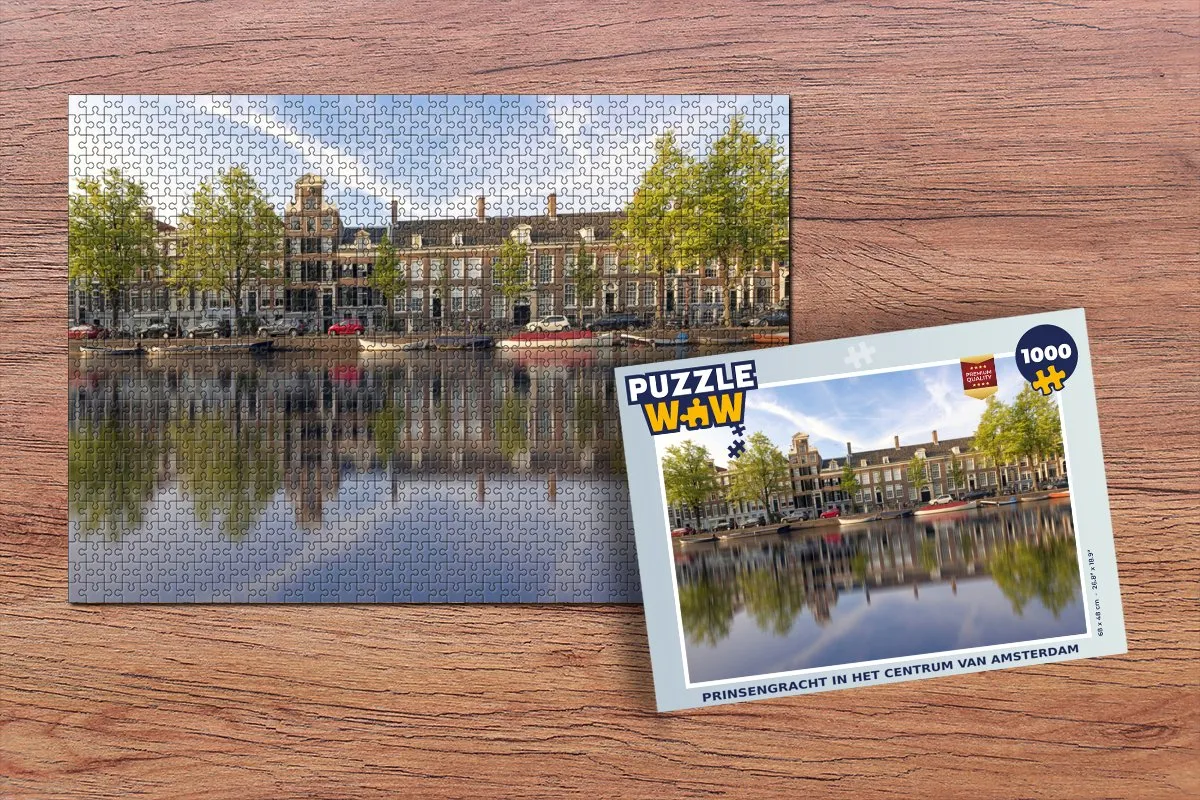 PuzzleWow Prinsengracht Puzzel 1000 Stuks - Multicolor