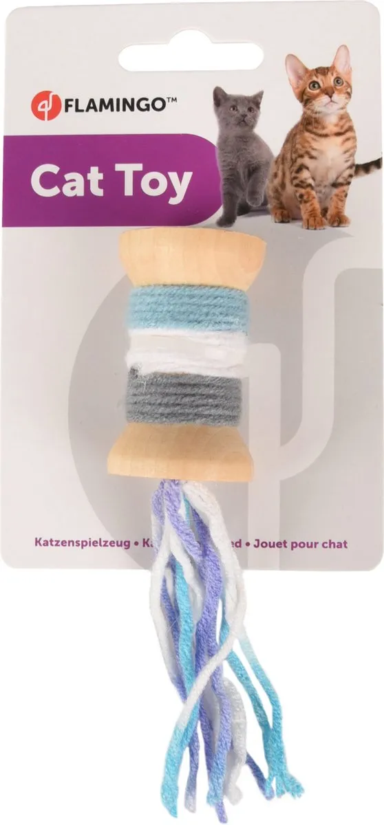 Flamingo Yarn Ps Yarn Roller Multi Katten Speelgoed
