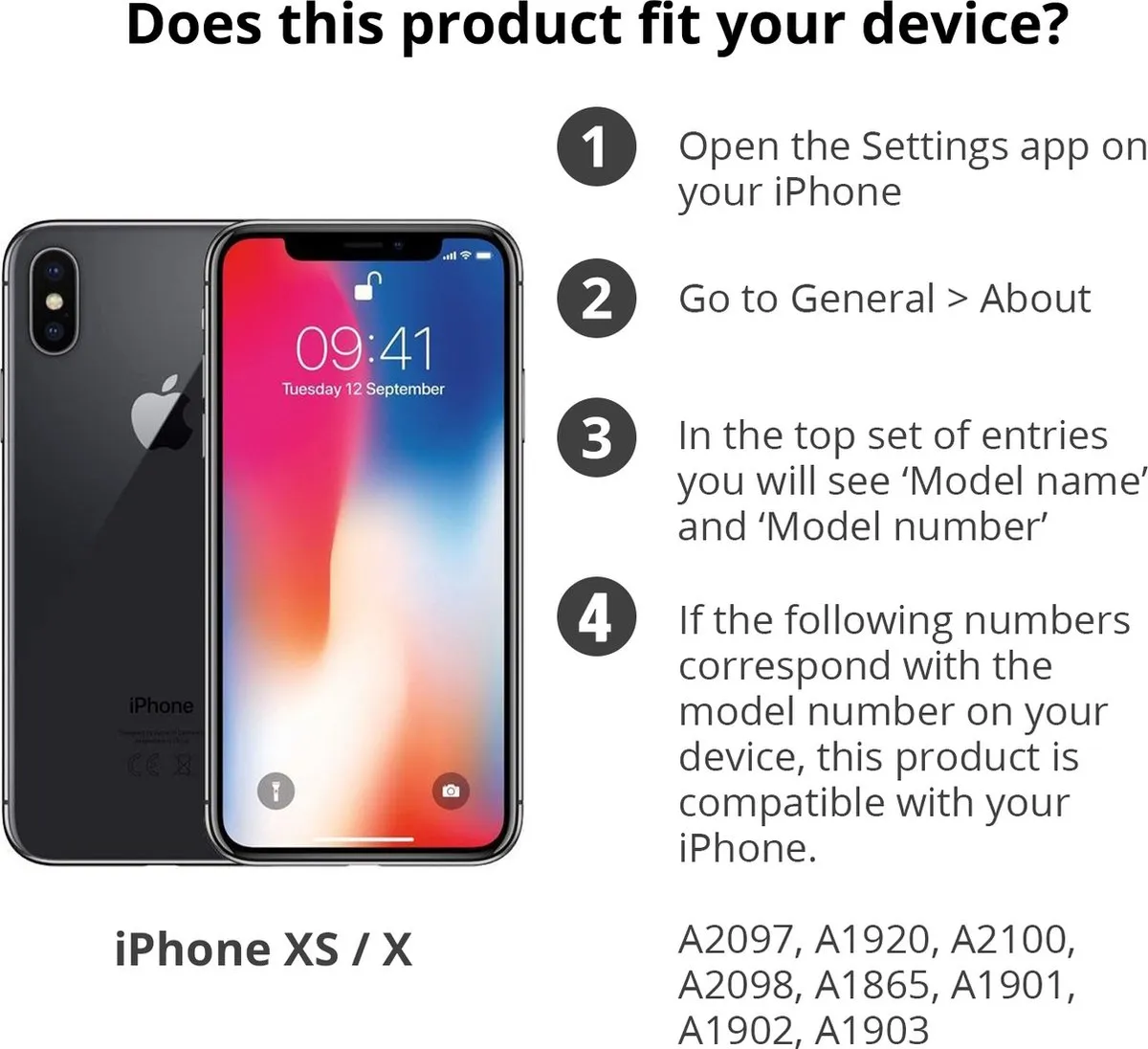 Apple Folio Hoesje iPhone Xs - MRGF2ZM/A - Lichtroze