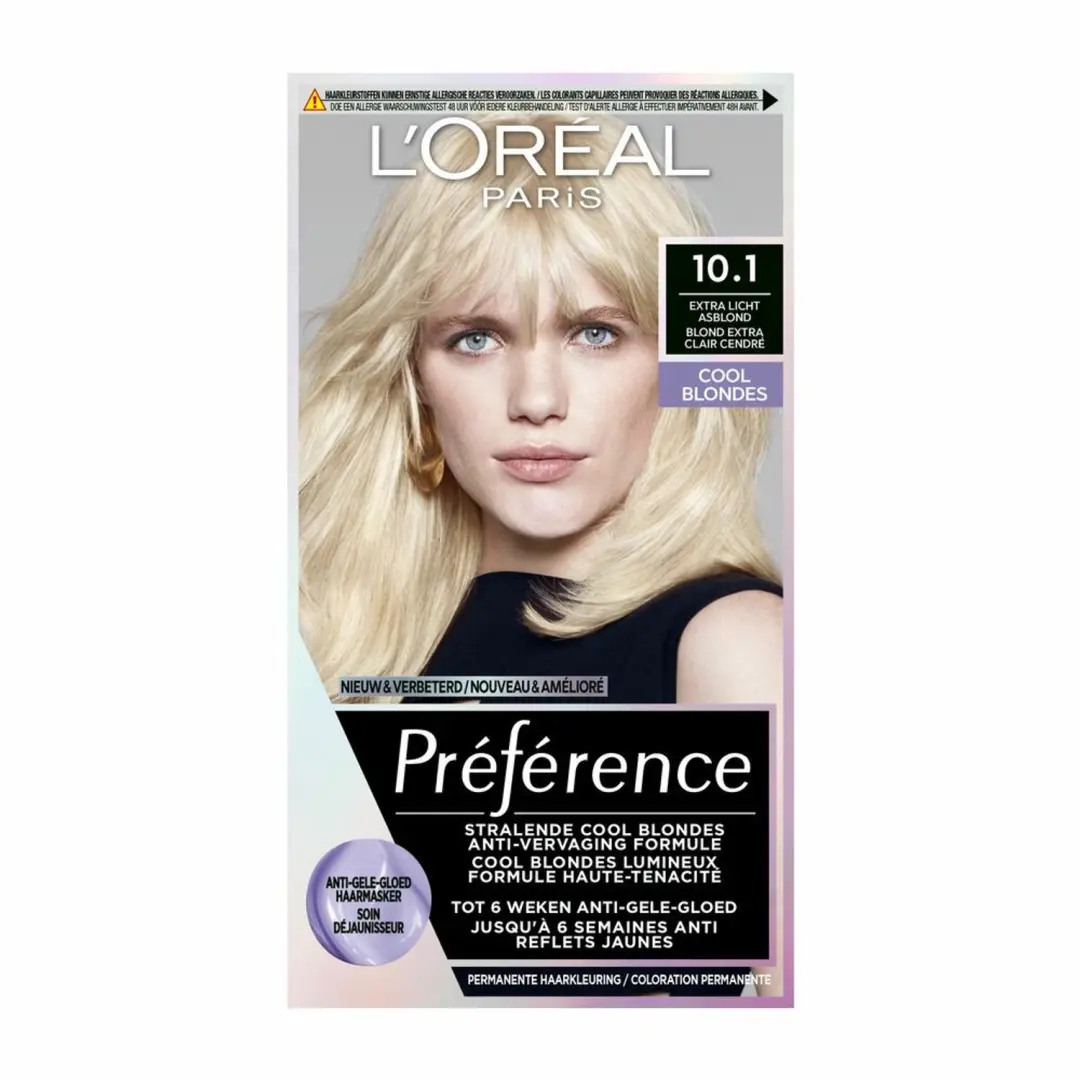 L'Oréal Préférence Cool Blondes 10.1 Permanente Haarkleuring