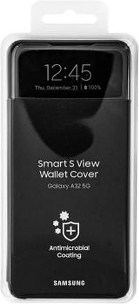 Samsung Smart S View Hoesje EF-EA326PBEGEW - Galaxy A32 5G - Zwart - afbeelding 6 van 6