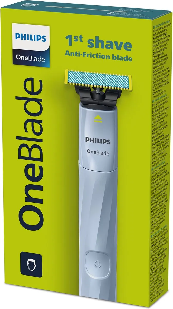 Philips OneBlade QP1324/20 Scheerapparaat - Blauw