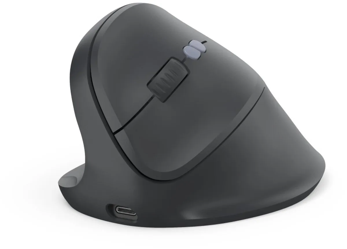 Hama EWM-600L Draadloze Ergonomische Muis - 8 Knoppen - Zwart