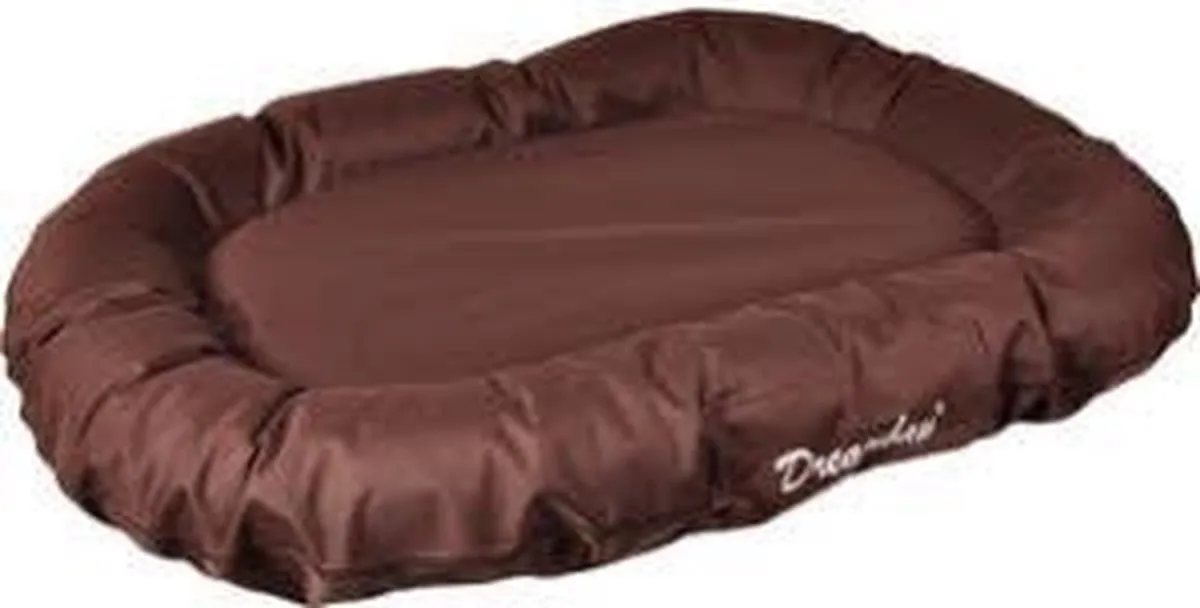 Flamingo Dreambay Ovaal Kussen 80x60x14cm - Bruin