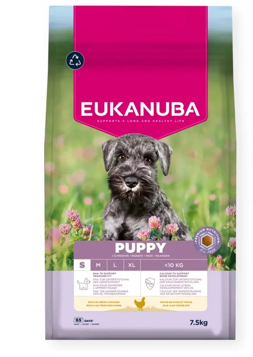 Eukanuba Life Care Dog Puppy Small Kip - 7,5 kg