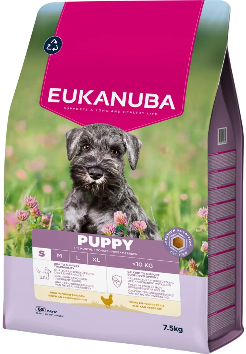 Eukanuba Life Care Dog Puppy Small Kip - 7,5 kg