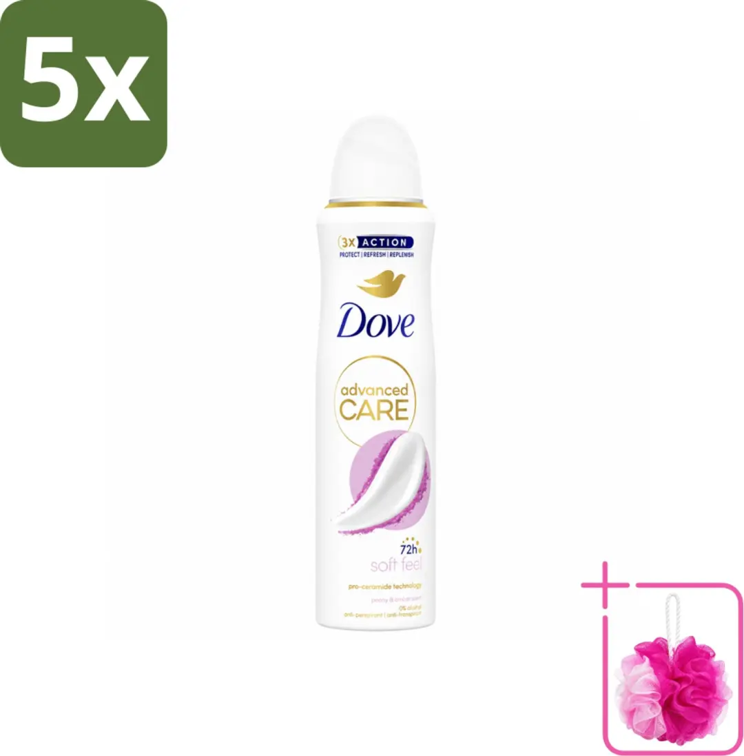 5 x Dove Deodorant Spray
