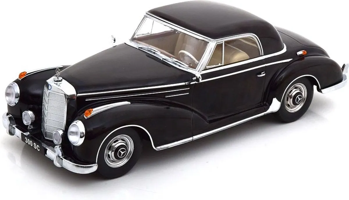 Mercedes-Benz 300 SC Coupé 1955 KK Scale 1:18 - Zwart