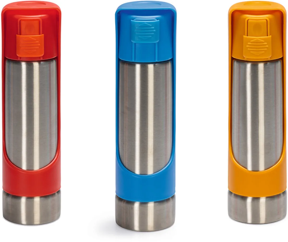 Beeztees Loe Drinkfles Hond Roestvrij Staal 532ml - Assorti