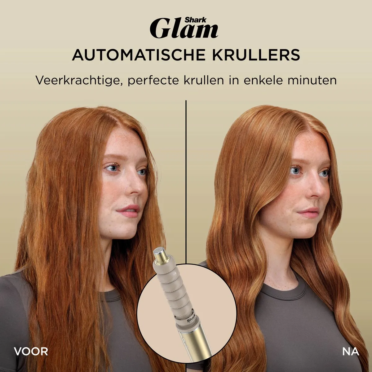 Shark Glam HD6041SEU Multistyler & Föhn - 4-in-1 - Goud/Wit - afbeelding 6 van 6