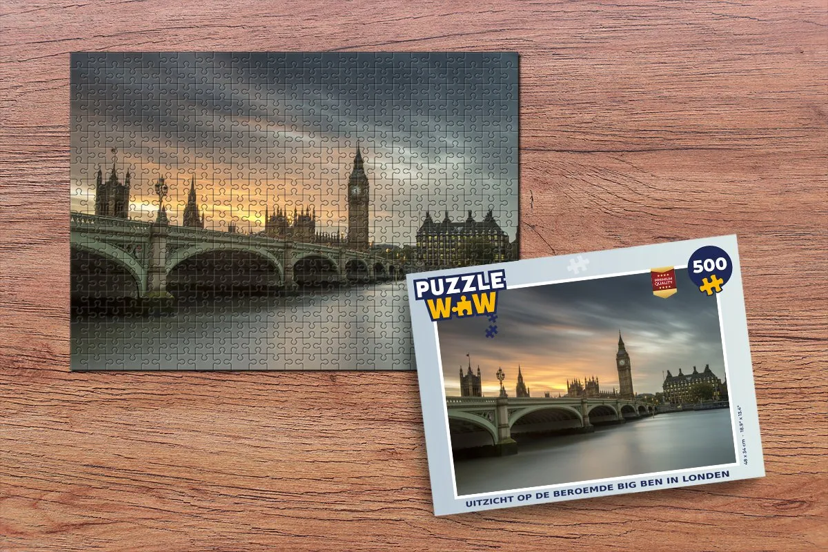 PuzzleWow Legpuzzel Big Ben 500 Stuks