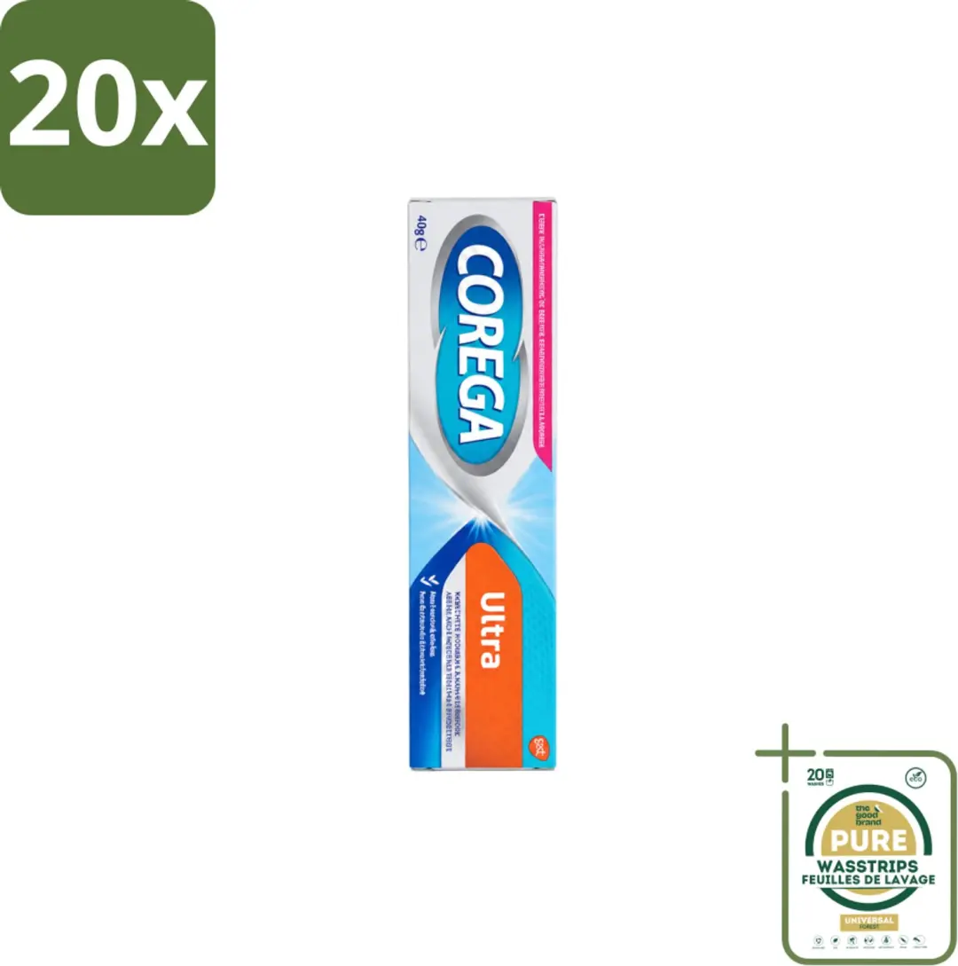 20 x Corega Ultra Kleefcrème