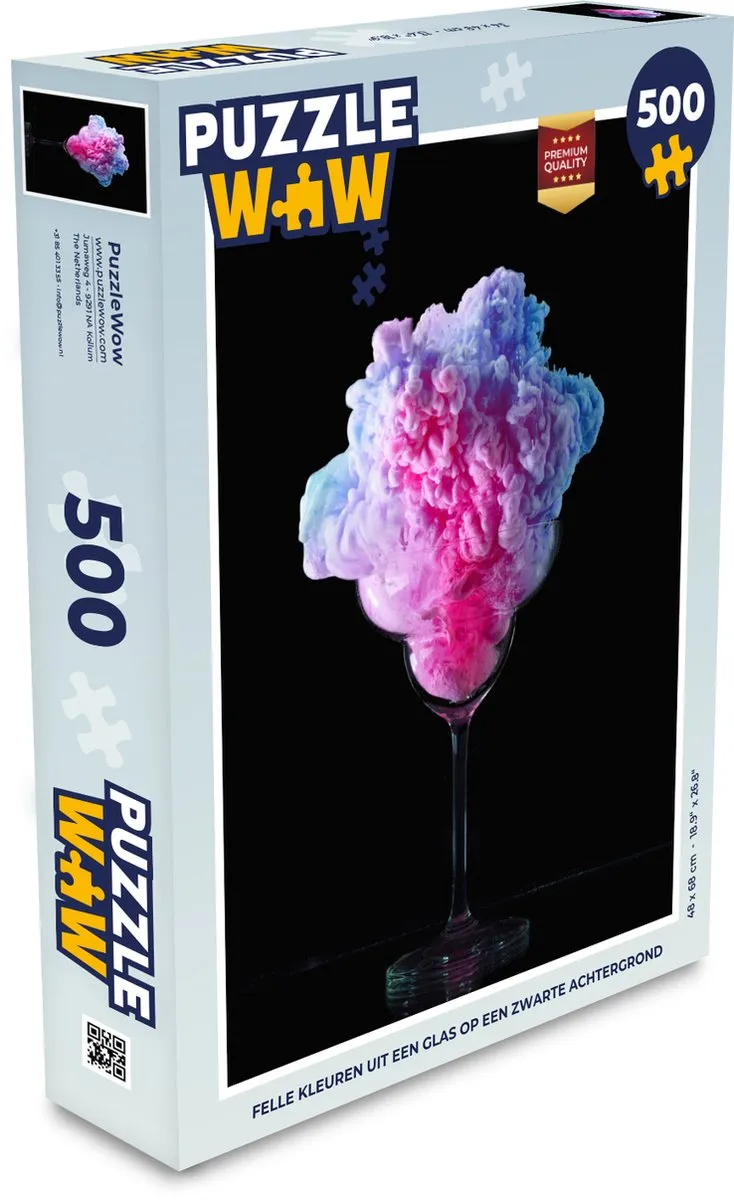 PuzzleWow Legpuzzel 500 Stuks Multicolor