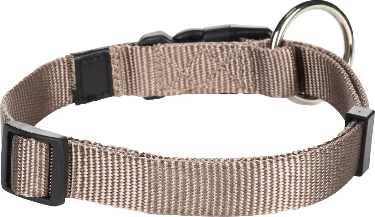 Flamingo Hondenhalsband Asp 40-55cm 20mm - Taupe
