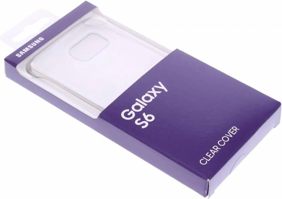 Samsung Clear Cover G920 voor Galaxy S6 - Goud