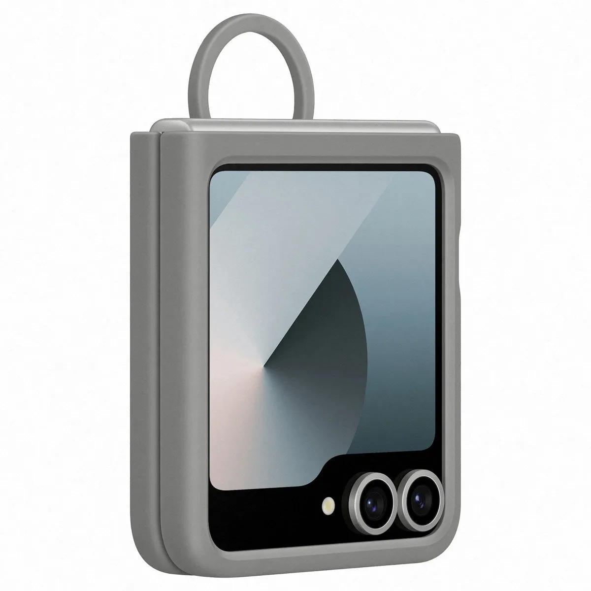 Samsung Galaxy Z Flip6 EF-PF741TJEGWW Silicone Hoesje - Grijs - afbeelding 6 van 6