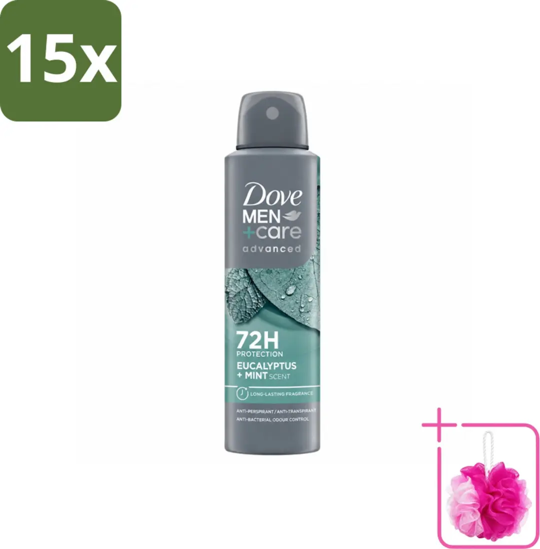 15 x Dove Men+Care Deodorant Spray