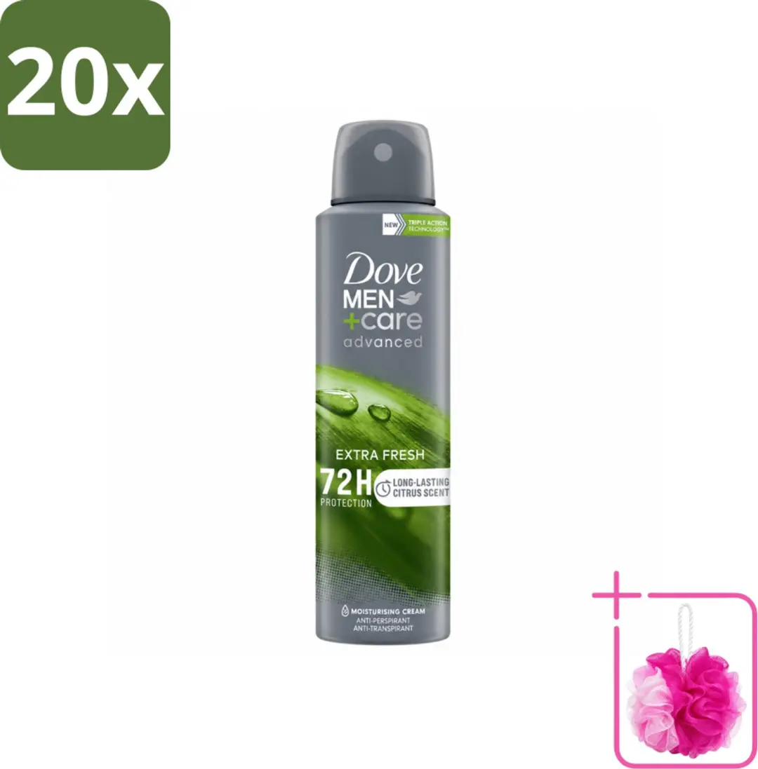 20 x Dove Men+Care Deodorant Spray