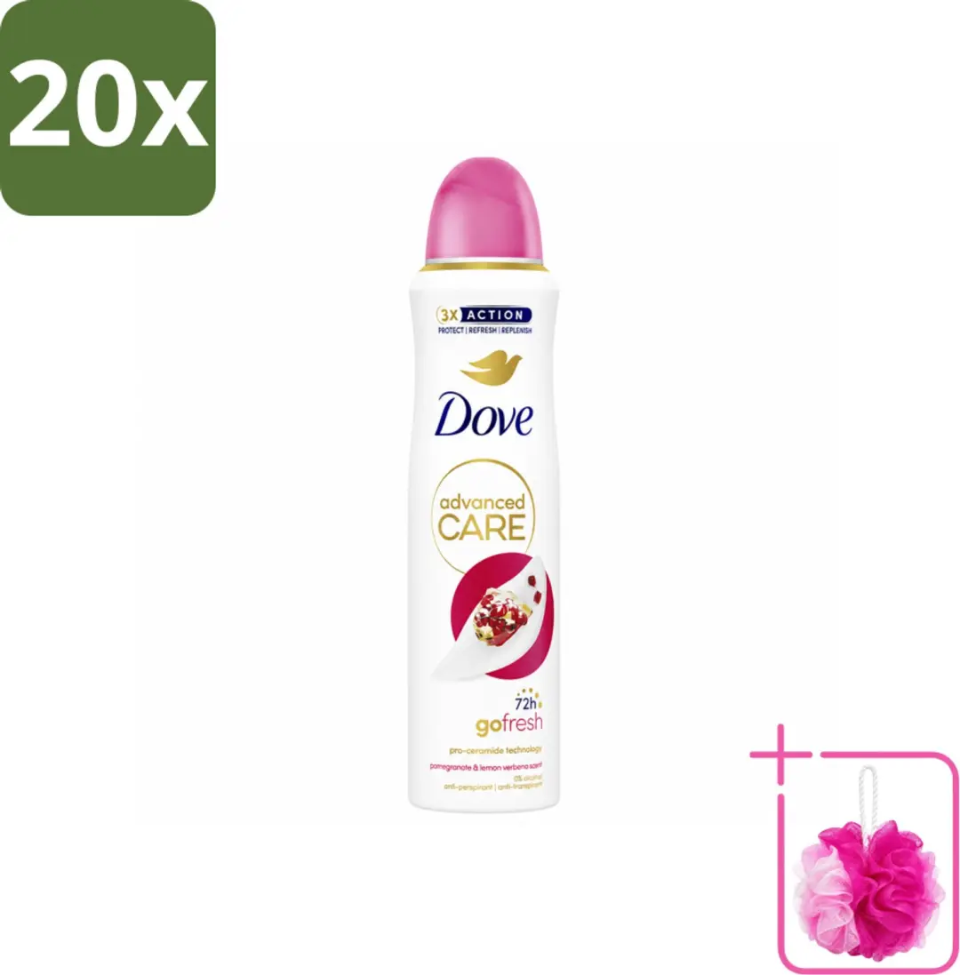 20 x Dove Deodorant Spray