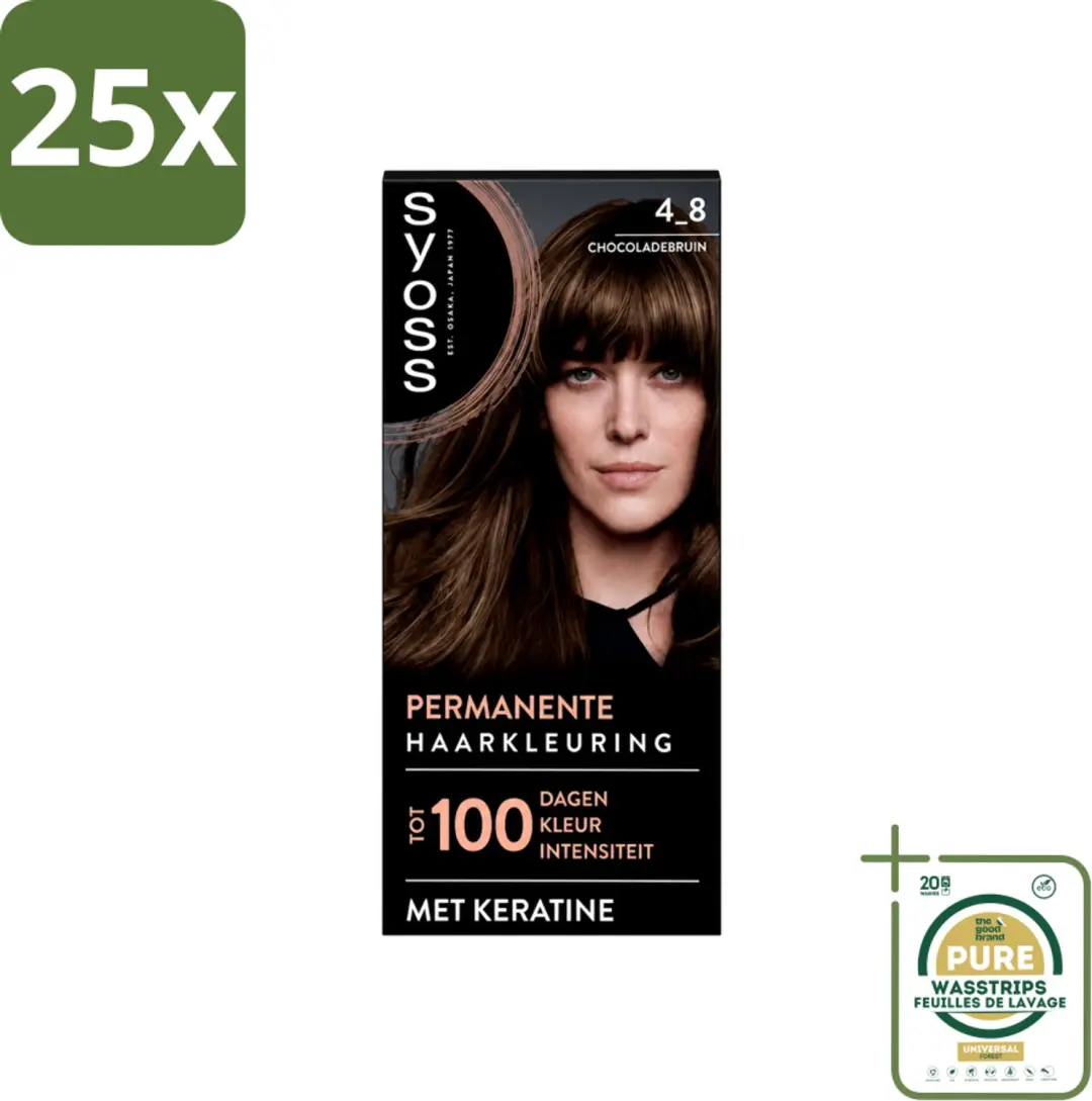 25 x SYOSS Permanent Coloration 4-8