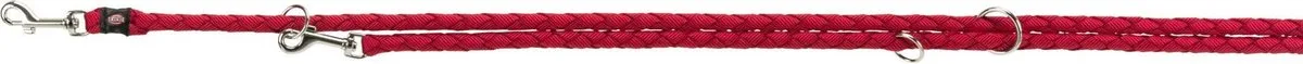 Trixie Cavo Hondenriem Verstelbaar - Rood - afbeelding 6 van 6