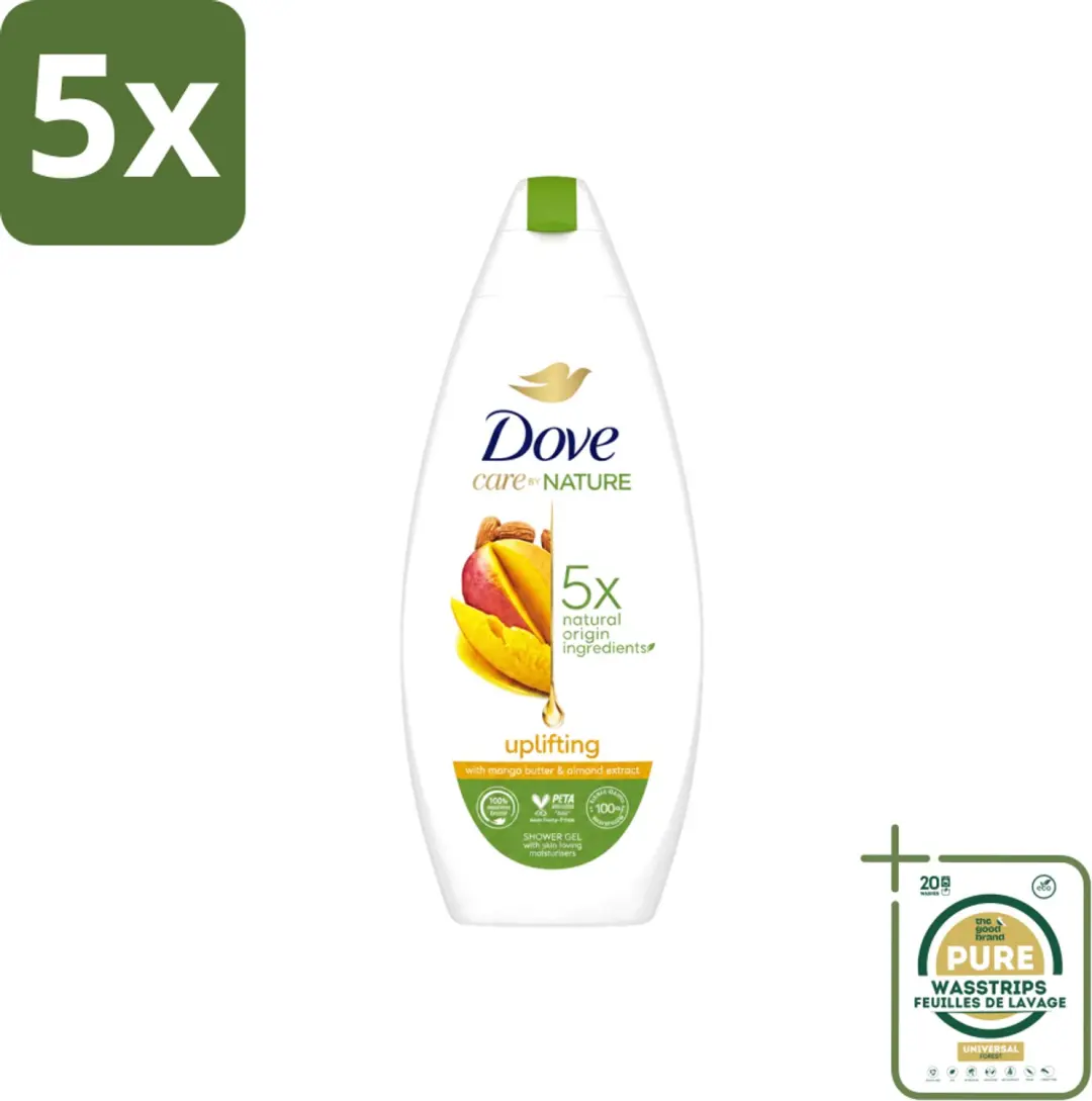 5 x Dove Care By Nature