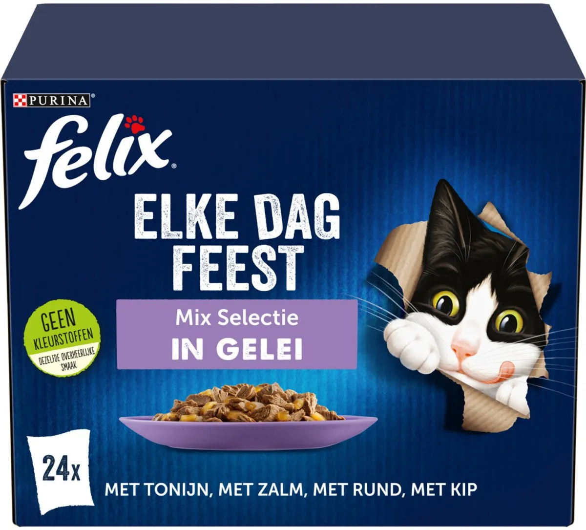 Felix Elke Dag Feest Mix Selectie in Gelei 24x85g