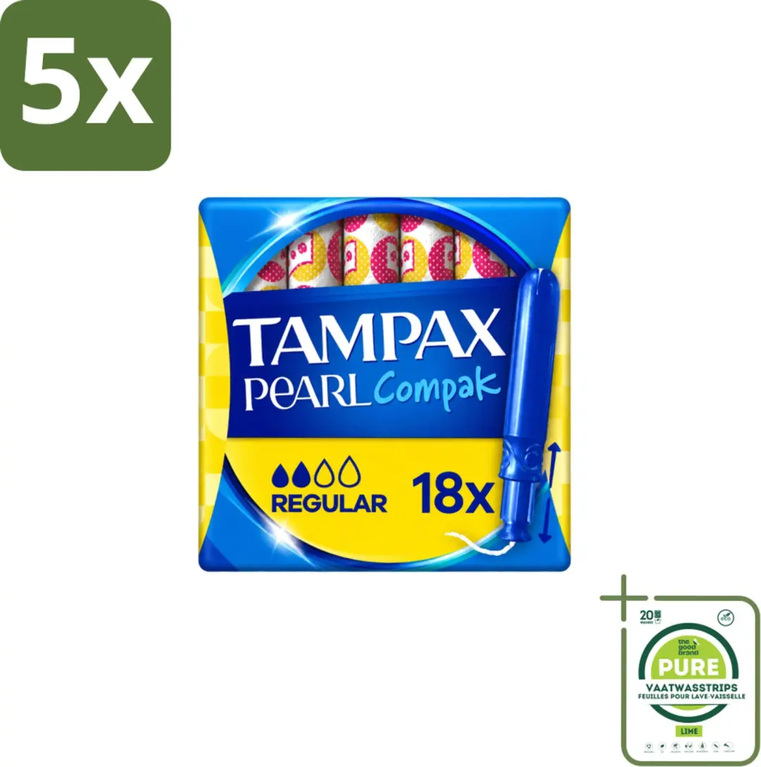 5 x Tampax Pearl Compak