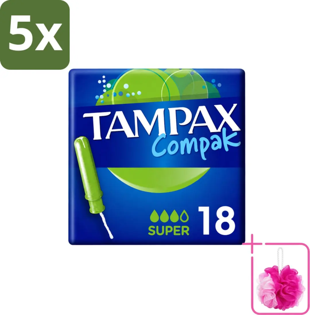 5 x Tampax Compak