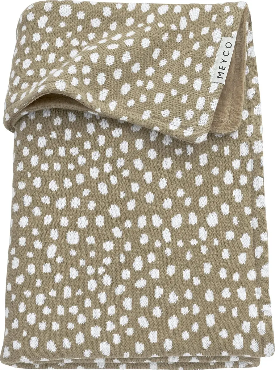 Meyco Baby Cheetah velvet ledikant deken