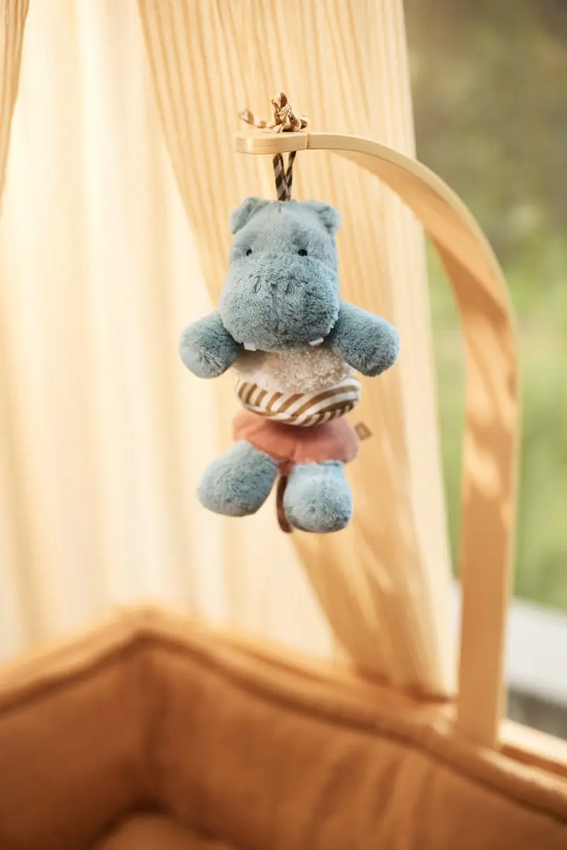 Jollein Muziekhanger Hippo Happy - Multicolor - afbeelding 3 van 5