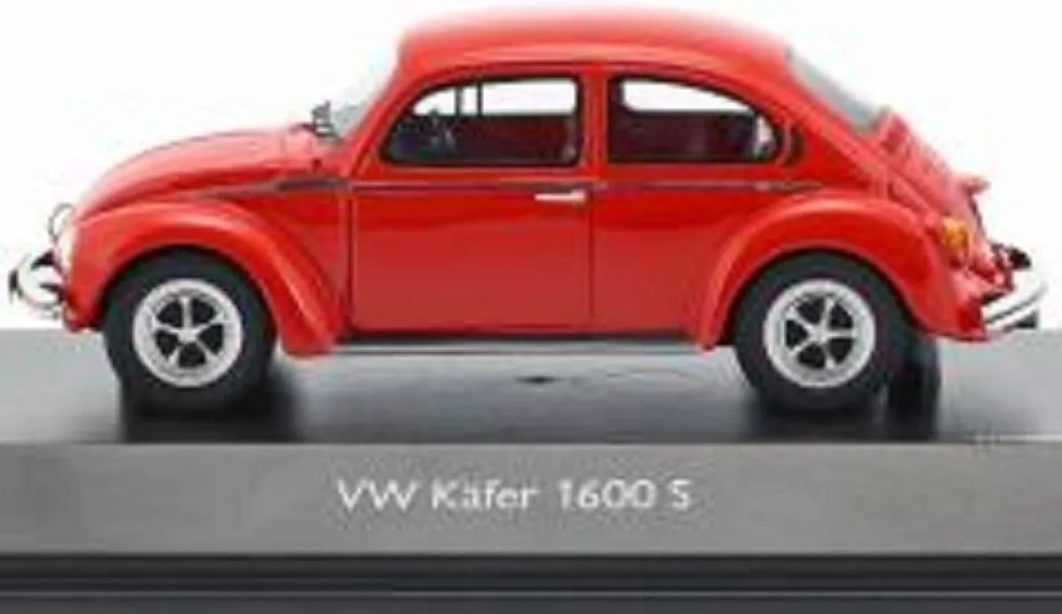 Volkswagen Käfer 1600-S Super-Bug 1:43 - Schuco - Rood