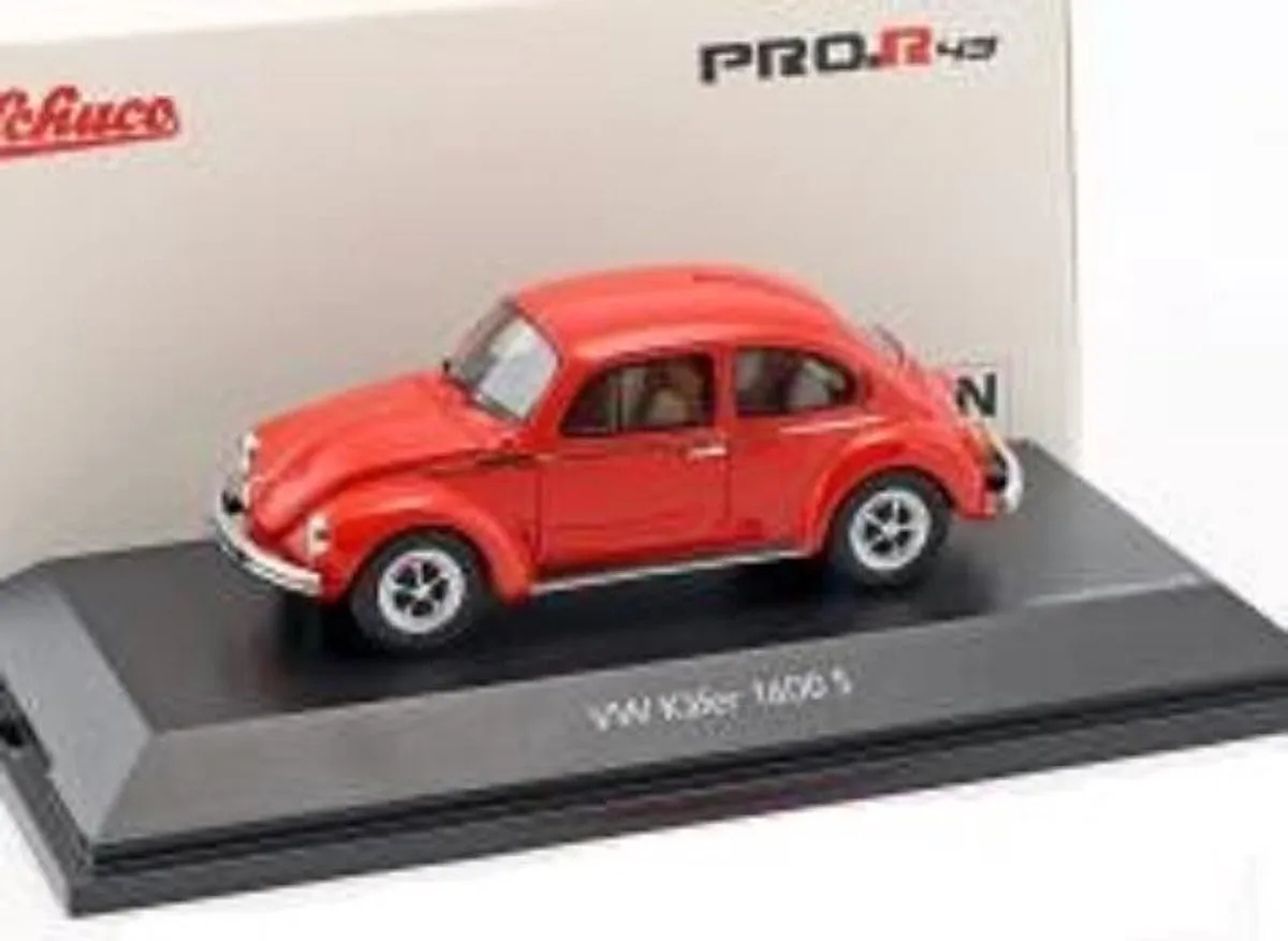 Volkswagen Käfer 1600-S Super-Bug 1:43 - Schuco - Rood - afbeelding 6 van 6