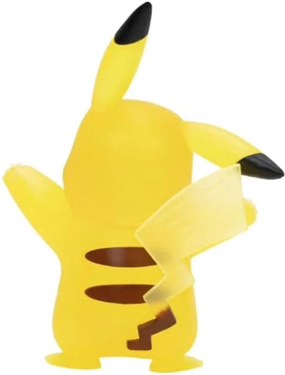 Pokémon Pikachu Battle Figure 3 Inch - Translucent Geel