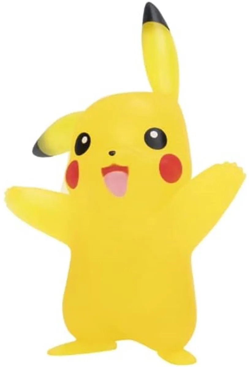 Pokémon Pikachu Battle Figure 3 Inch - Translucent Geel