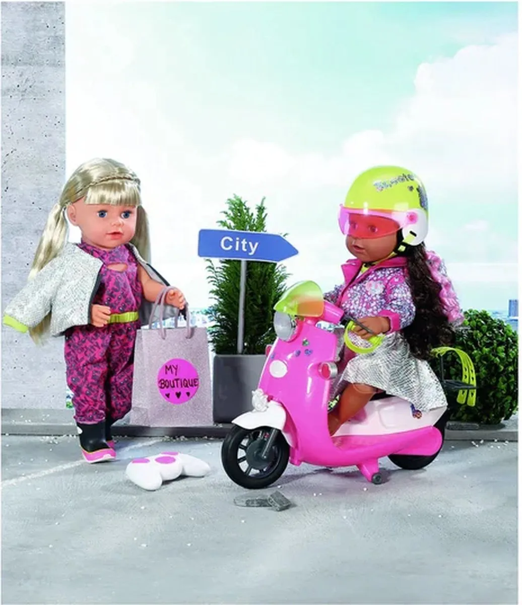 Baby Born City Deluxe Scooter Combo Kleding 43cm - Multicolor - afbeelding 6 van 6