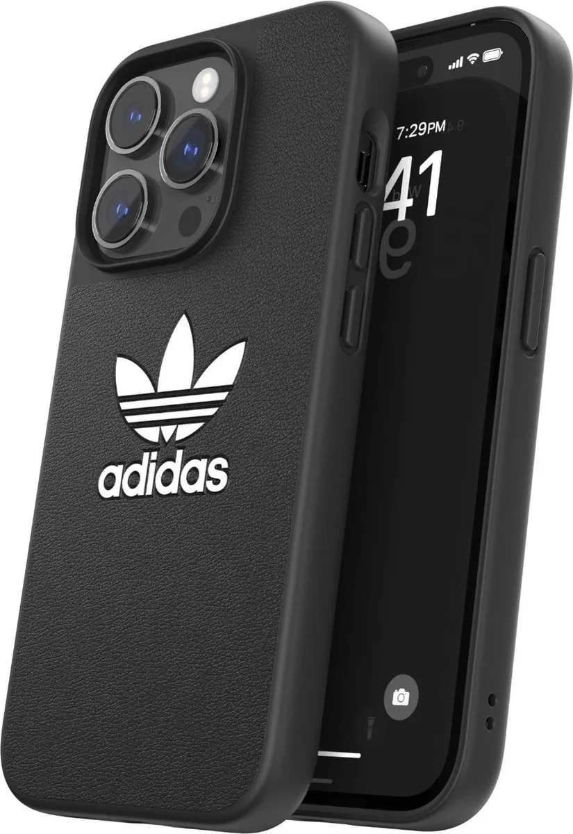 adidas Moulded Case BASIC iPhone 14 Pro Hoesje - Zwart
