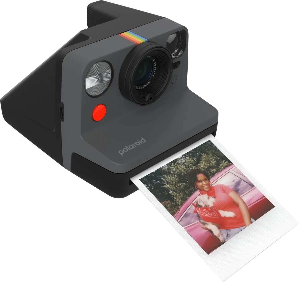 Polaroid Now Gen 3 Black - Color Film Bundle - met 8 foto's